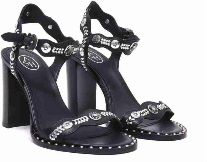 Ash Stijlvolle Karma Sandaal voor zomerdagen Black Dames