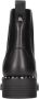 Ash Zwarte Leren Chelsea Laarzen met Stud Details Black Dames - Thumbnail 10