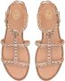 Ash Platte Sandalen met Gouden Studs Beige Dames - Thumbnail 14