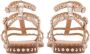 Ash Platte Sandalen met Gouden Studs Beige Dames - Thumbnail 15
