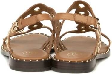 ASH Leren sandalen met 1 8 cm hak