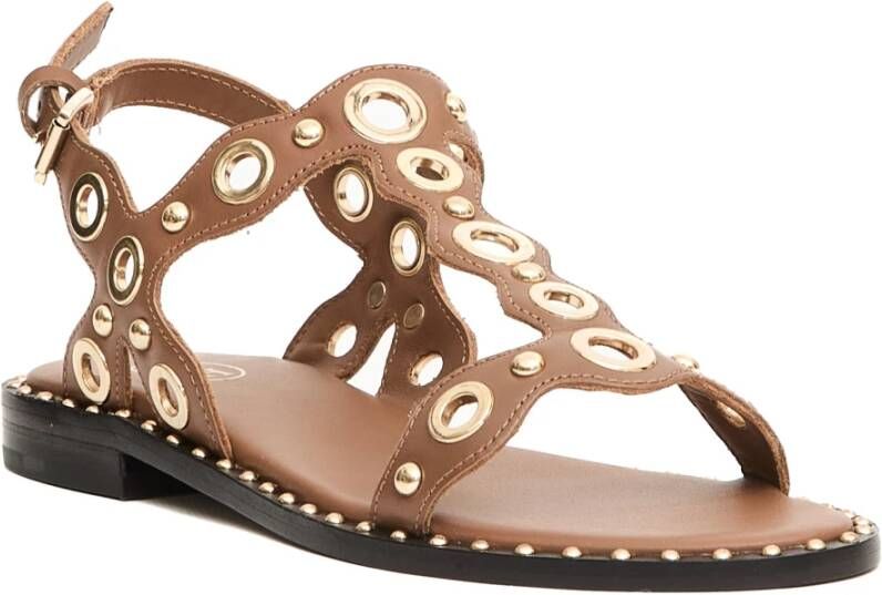 ASH Leren Sandalen met Golfmotieven voor Vrouwen