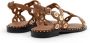 ASH Leren sandalen met gouden studs - Thumbnail 2