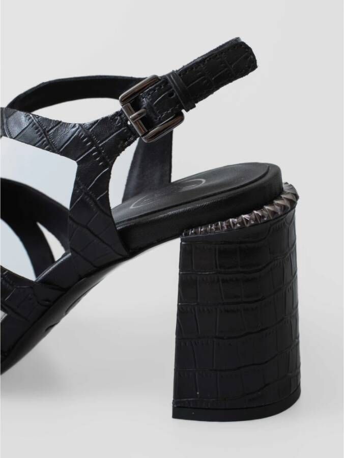 ASH Luna Zwarte Leren Bootie