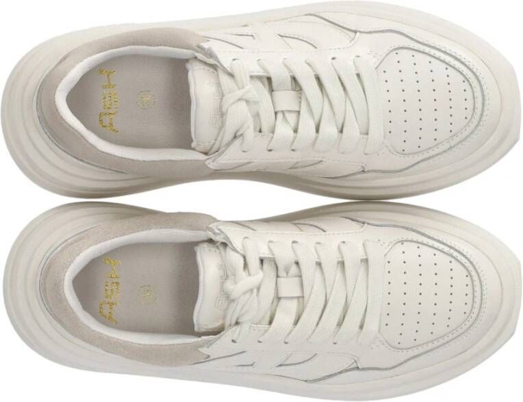 ASH Minimalistische Witte Leren Sneaker