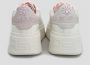 Ash Moby Blanco 36 Witte Leren Sneaker met Dubbele Platform White Dames - Thumbnail 3