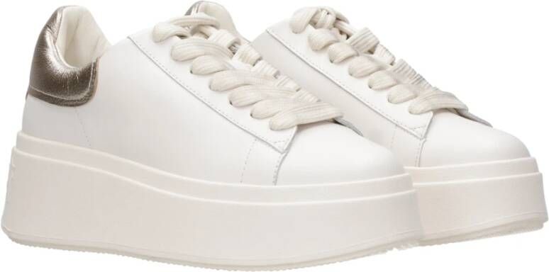 Ash Platform Sneakers met Grijze Details White Dames