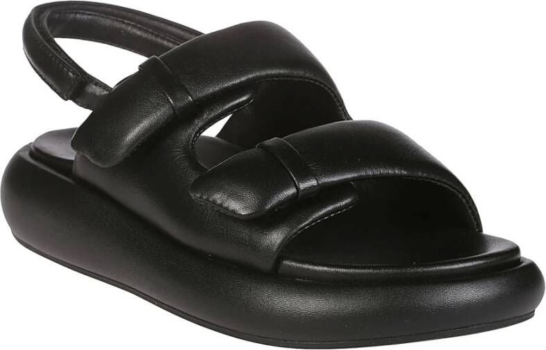 Ash Mode Nappa Sandaal Black Dames