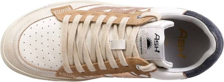 Ash Moonlight Beige Wit Biscuit Leren Sneakers Multicolor Dames