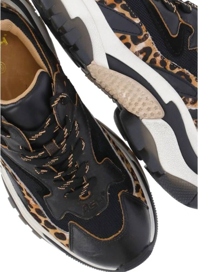Ash Multicolor Leren Sneakers met Verhoogde Zool Multicolor Dames