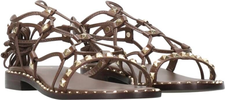 Ash Platte Sandalen Bruin Dames