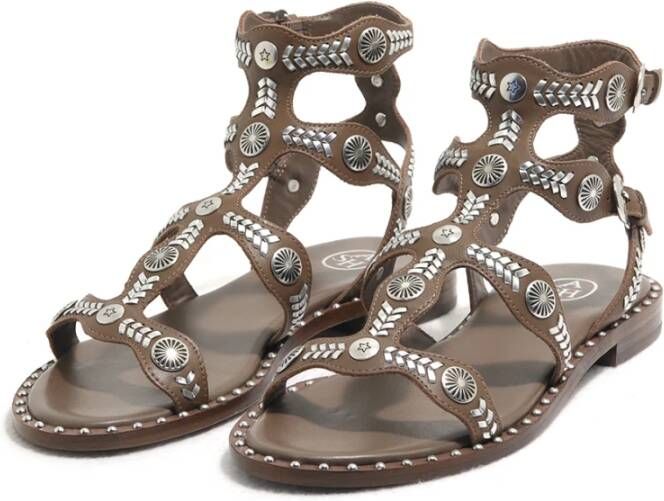 Ash Platte Sandalen Bruin Dames