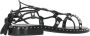 Ash Klassieke Gladiator Sandalen Zwart Dames - Thumbnail 10