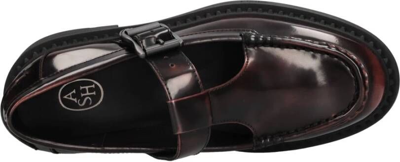 ASH Platte schoenen Bordeaux