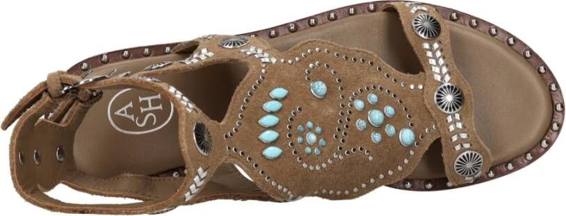 ASH Platte schoenen Bruin
