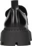 Ash Zwarte geborsteld leren loafer met lug zool Black Dames - Thumbnail 9