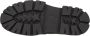 Ash Zwarte geborsteld leren loafer met lug zool Black Dames - Thumbnail 12
