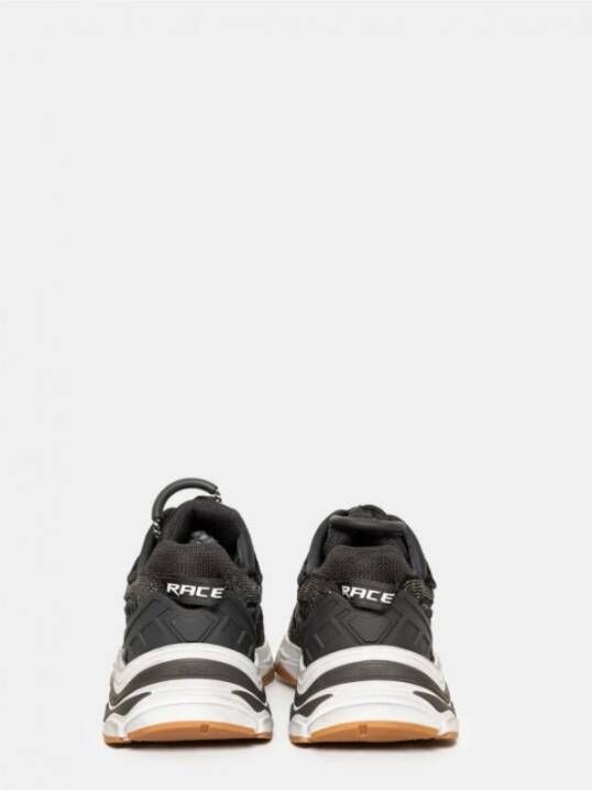 ASH Race Sneakers met Strass Velvet Black