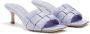 Ash Lila Leren Geweven Sandalen Ss22 Purple Dames - Thumbnail 2