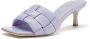 Ash Lila Leren Geweven Sandalen Ss22 Purple Dames - Thumbnail 3