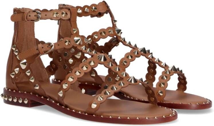 Ash Platte Sandalen Pixel Sandaal Bruin Dames