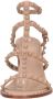 Ash Studded Roze Leren Sandaal met Hak Pink Dames - Thumbnail 10