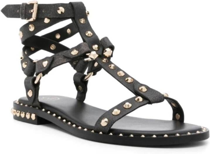 Ash Sandalen van gebarsten leer met studs Multicolor Dames