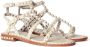 Ash Beige Studs Platte Sandalen Beige Dames - Thumbnail 11