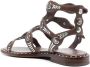 Ash Donkerbruine Lage Sandalen met Kooi Design Brown Dames - Thumbnail 5