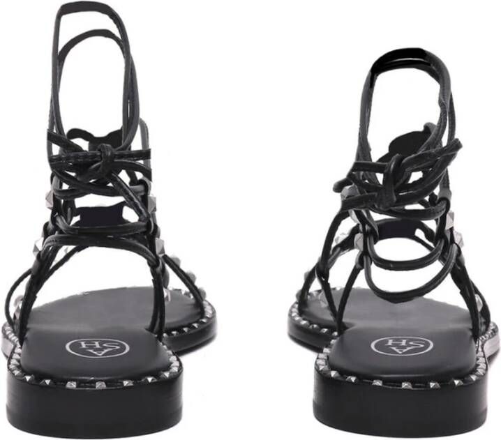 Ash Klassieke Gladiator Sandalen Zwart Dames