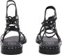 Ash Klassieke Gladiator Sandalen Zwart Dames - Thumbnail 15