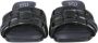 Ash Leren Ciabatta met Geweven Lint en 70 mm Hak Zwart Dames - Thumbnail 10