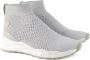 Ash Marmer Gebreide en Leren Trainers White Dames - Thumbnail 2