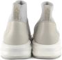 Ash Marmer Gebreide en Leren Trainers White Dames - Thumbnail 3