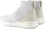 Ash Marmer Gebreide en Leren Trainers White Dames - Thumbnail 5