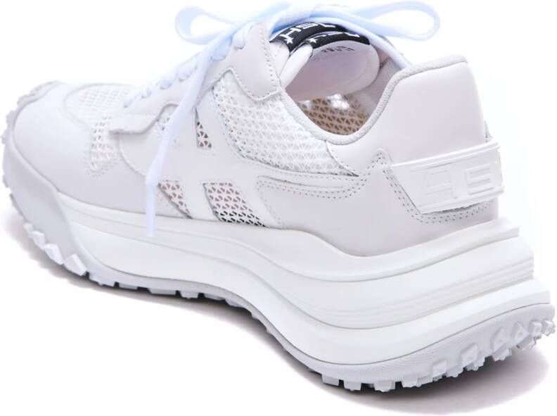 Ash Witte Veterschoenen Wit Dames