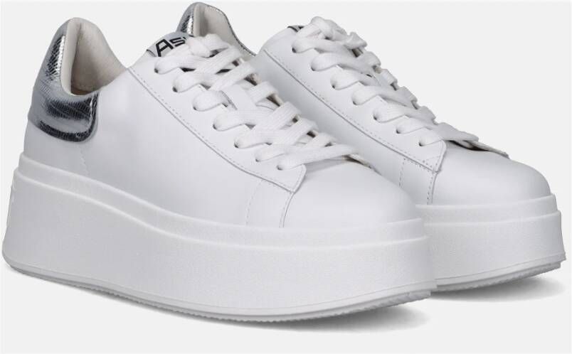 Ash Verhoogde witte sneakers Wit Dames
