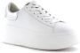 Ash Witte leren damessneakers met zilveren hiel detail White Dames - Thumbnail 10