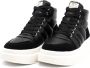 Ash Gewatteerde Leren Platform Sneakers Zwart Dames - Thumbnail 4