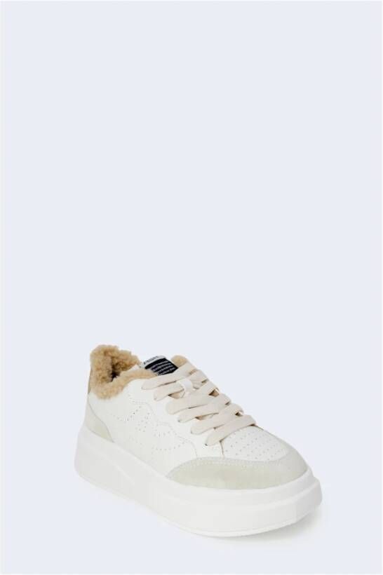 Ash Sportieve Leren Sneakers Beige Dames