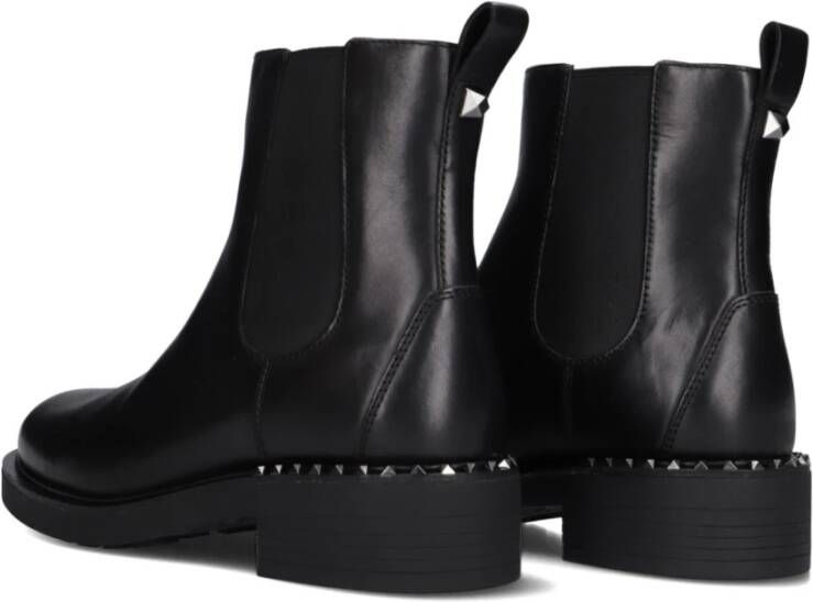 Ash Stijlvolle Zwarte Chelsea Boots Fancy Black Dames