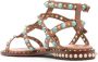 Ash Stud Embellished Leren Sandalen Brown Dames - Thumbnail 3