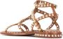 Ash Studded Bruine Leren Sandalen Brown Dames - Thumbnail 6