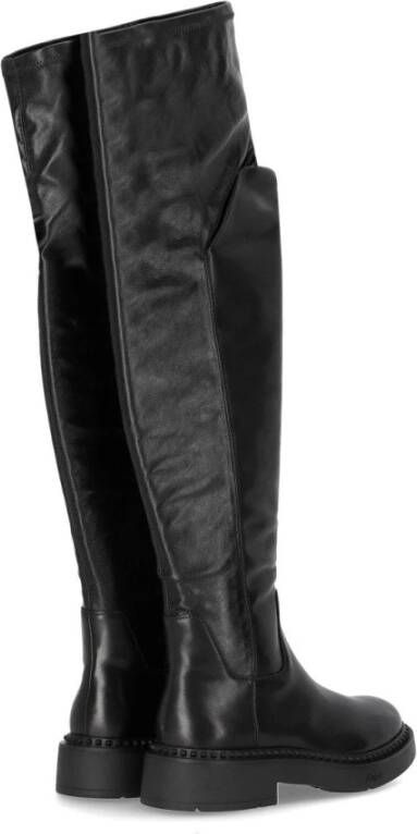 ASH Studded Leren Over-de-Knie Laars