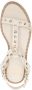 ASH Studded Witte Leren Enkelband Sandalen - Thumbnail 2