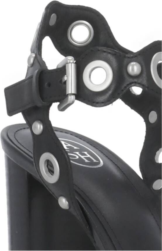 ASH Studded Zwarte Hakken Sandalen