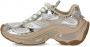ASH Witte Dragon Stof Sneakers Zilver Details - Thumbnail 2