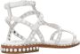 Ash Witte Leren Sandalen met Studs White Dames - Thumbnail 3