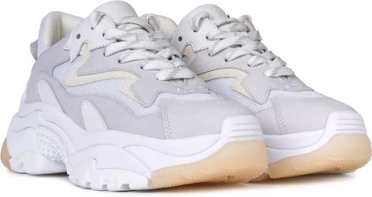 Ash Witte Leren Sneakers Addict05 Model Multicolor Dames