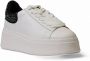 Ash Witte Leren Stoffen Sneakers Rubberen Zool White Dames - Thumbnail 3